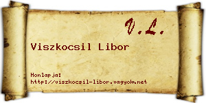 Viszkocsil Libor névjegykártya